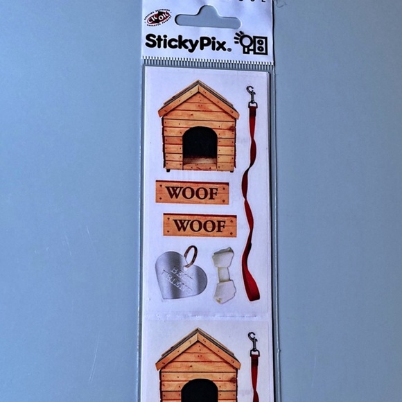 Sandy Lion Dogs Scrapbooking Bundle 3D Stickers Rubber Stamps NOS - Picture 9 of 9